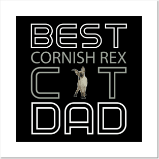 Best Cornish Rex Cat Dad Posters and Art